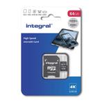 High Speed MicroSDXC Geheugenkaart incl. adapter 64 GB, Verzenden, Nieuw