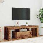 vidaXL Tv-meubel met LED 120x36,5x40 cm bewerkt hout oud, Verzenden, Nieuw, Overige houtsoorten