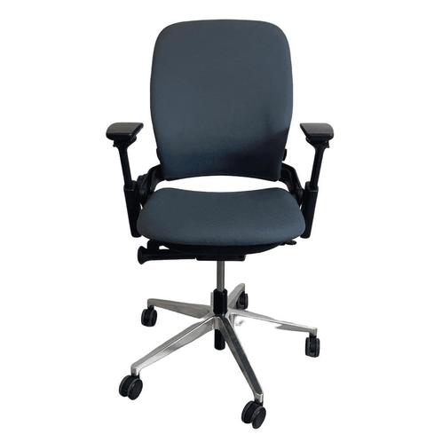 Steelcase Leap V2, Huis en Inrichting, Bureaustoelen, Bureaustoel, Grijs, Zo goed als nieuw, Ergonomisch, Verzenden