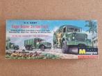 Monogram PM22 Eager Beaver 2 1/2 Ton Truck 1:35 (1957), Hobby en Vrije tijd, Verzenden, Nieuw, Monogram