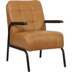 Leren fauteuil Ahead - Granada Sahara (cognac), Huis en Inrichting, Fauteuils, Bohemian, Eigentijds, Industrieel, Klassiek, Modern, Retro, Romantisch, Scandinavisch, Vintage