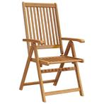 vidaXL Tuinstoelen 6 st inklapbaar massief acaciahout, Verzenden, Nieuw, Hout