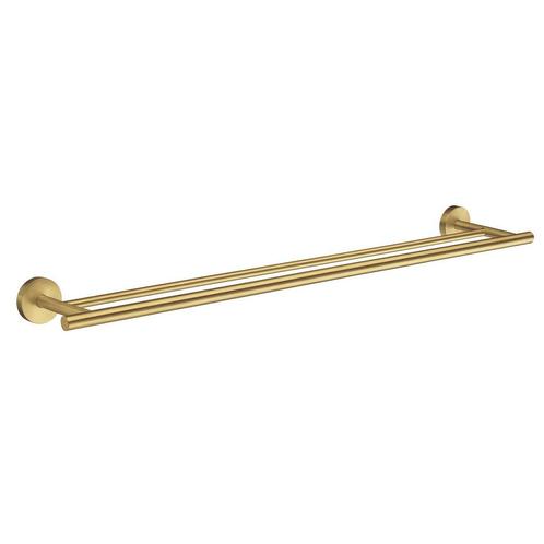 Dubbele Handdoekhouder Smedbo Home 60 cm Mat Messing, Doe-het-zelf en Verbouw, Sanitair, Bad, Nieuw, Ophalen of Verzenden