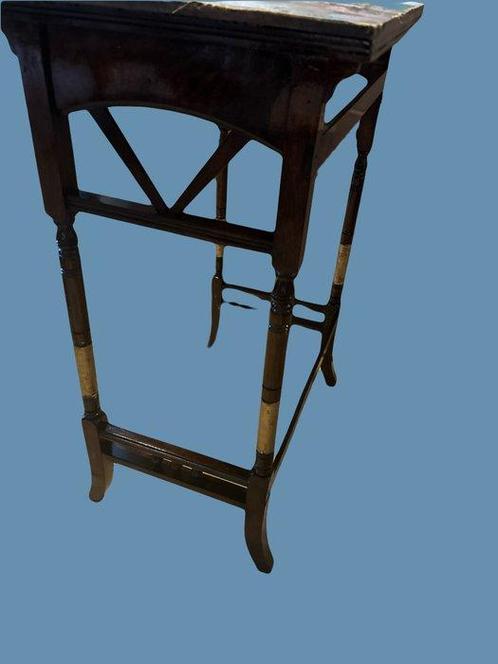Bijzettafel - Mahonie - Mobilier de France getekend, Antiek en Kunst, Kunst | Designobjecten