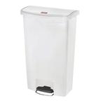 Rubbermaid Slim Jim Front Step - Pedaalemmer - 68ltr - Wit, Verzenden