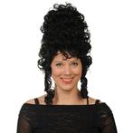 Markiezin, theaterpruik zwart, Verzenden, Nieuw