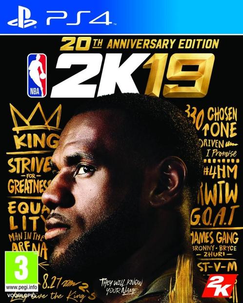 NBA 2k19 20th Anniversary Edition (PlayStation 4), Spelcomputers en Games, Games | Sony PlayStation 4, Gebruikt, Verzenden
