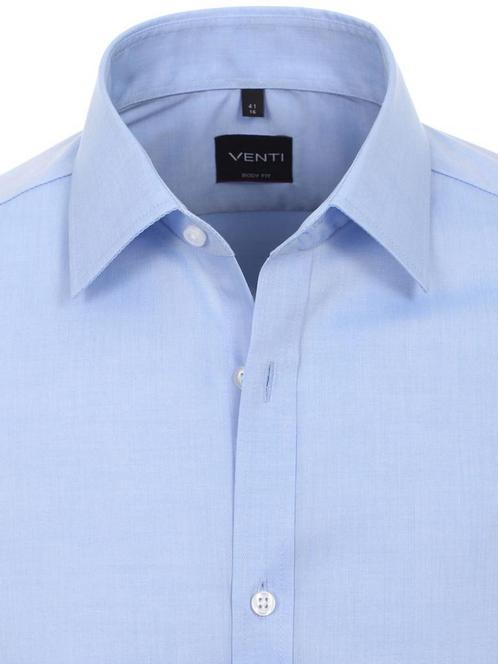 Venti Overhemd Lichtblauw Body Fit Kent Kraag 001420-115, Kleding | Heren, Overhemden, Blauw, Nieuw, Verzenden