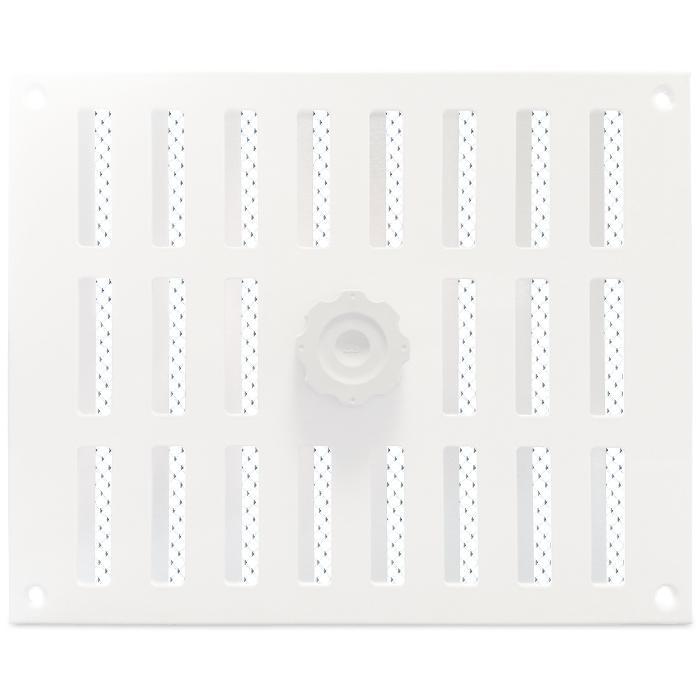 Aluminium afsluitbaar schuifrooster opbouw 245 x 195mm, Doe-het-zelf en Verbouw, Ventilatie en Afzuiging, Nieuw, Verzenden
