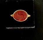 Oud-Romeins Jasper Intaglio, in een moderne 18-karaats