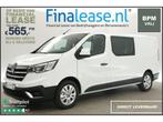 Renault Trafic 2.0 Blue dCi T29 L2H1 BPM Vrij DC Cam €565pm, Auto's, Renault, Wit, Nieuw, Lease