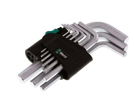 Wera 9-Delige Inbussleutelset 1,5 Tot 10mm Kort, Doe-het-zelf en Verbouw, Gereedschap | Handgereedschap, Nieuw, Verzenden
