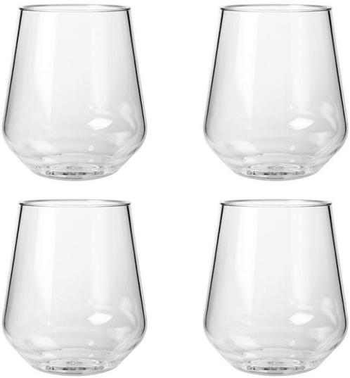 HappyGlass Lady Yoko luxe kunststof drinkglas - 4 stuks, Tuin en Terras, Zwembaden, Nieuw, Verzenden