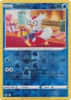 Delibird 032/198 reverse holo Chilling Reign, Ophalen of Verzenden, Nieuw, Losse kaart, Foil