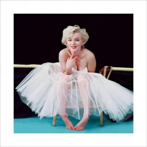 Kunstdruk Marilyn Monroe Ballerina Colour 40x40cm, Huis en Inrichting, Woonaccessoires | Schilderijen, Tekeningen en Foto's, Nieuw