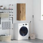 vidaXL Wandkast Artisan Eiken 34,5 x 34 x 90 cm Bewerkt hout, Huis en Inrichting, Kasten | Buffetkasten, Minder dan 50 cm, Verzenden