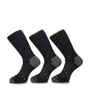 Skechers Work 3-Pack sokken voor heren in het Zwart beschikbaar voor biedingen