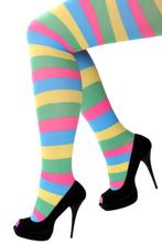 Panty strepen multicolour, Kleding | Dames, Ophalen of Verzenden, Nieuw