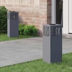 vidaXL Solar LED Pad Licht Visgraat 2 pcs Antraciet, Verzenden, Nieuw, Zonne-energie