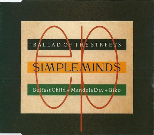 cd single - Simple Minds - Ballad Of The Streets, Cd's en Dvd's, Cd Singles, Zo goed als nieuw, Verzenden