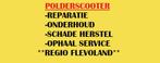 Reparatie /onderhoud scooters +ophaalservice in Flevoland!
