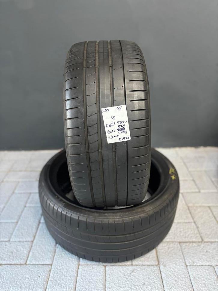255/35/19 PIRELLI PZERO PZ4 4,6MM 2 STUKS 170,- (0719), Auto-onderdelen, Banden en Velgen, 19 inch, Zomerbanden, 255 mm, Personenwagen