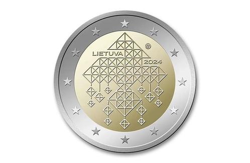 2 euro Stro Rijgen 2024 - Litouwen, Postzegels en Munten, Munten | Europa | Euromunten, Verzenden