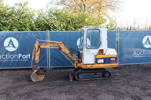 Veiling: Minigraver Komatsu PC05-5 Diesel 13pk, Zakelijke goederen, Machines en Bouw | Kranen en Graafmachines, Graafmachine, Ophalen
