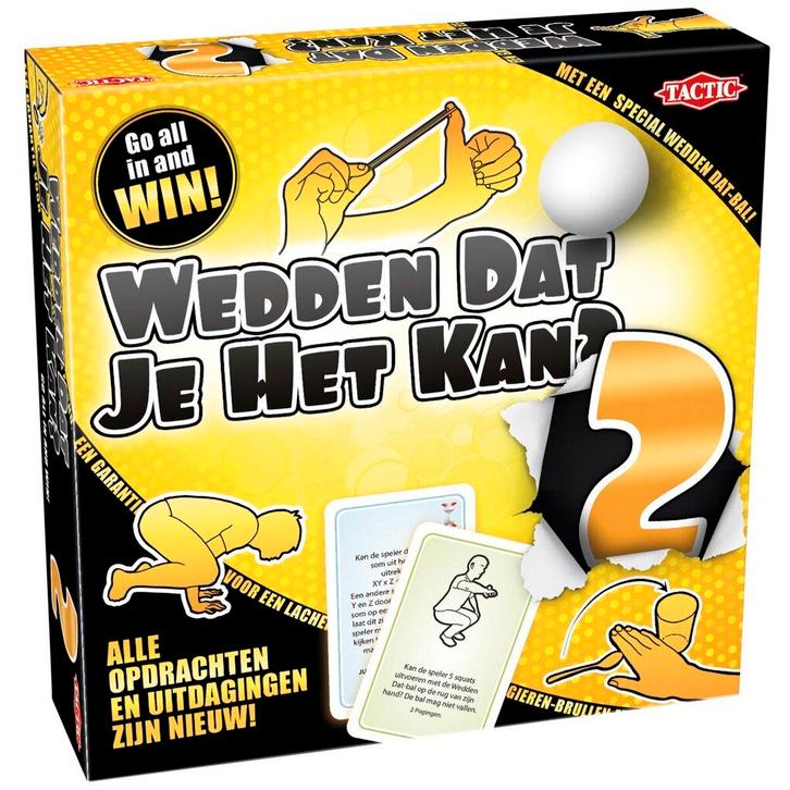 Wedden Dat Je Het Kan? Bordspel, Hobby en Vrije tijd, Gezelschapsspellen | Bordspellen, Nieuw, Verzenden