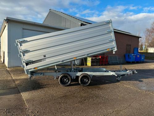 Elektrische kipper 3.5T, 3x35cm zijborden, oprijplaten enz., Auto diversen, Aanhangers en Bagagewagens, Nieuw, Ophalen of Verzenden