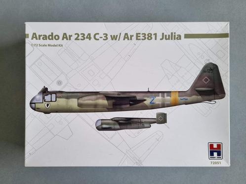 Hobby 2000 72051 Arado Ar 234 C-3 w/ Ar E381 Julia 1:72, Hobby en Vrije tijd, Modelbouw | Vliegtuigen en Helikopters, Verzenden