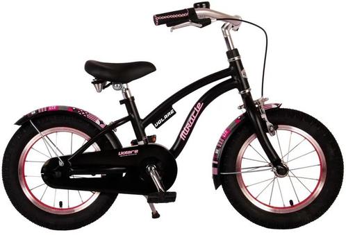 Volare Miracle Kinderfiets - Meisjes - 14 inch - Mat Zwart -, Fietsen en Brommers, Fietsen | Kinderfietsjes, Nieuw, Ophalen of Verzenden