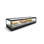 Warme vitrine | Max temp. 60 graden | Zwart | 2 Formaten, Verzenden, Nieuw in verpakking