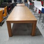 Grote massief eiken tafel - 78x300x110 cm, Nieuw, Ophalen of Verzenden