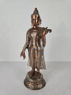 Groot beeld staande Boeddha - Koper, Messing - China (Zonder, Antiek en Kunst