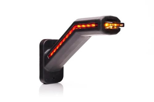 LED Breedtelamp links incl. knipperlicht, dark lens 12-24v, Auto diversen, Aanhangwagen-onderdelen, Verzenden