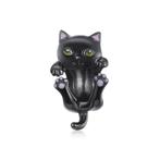 Zwarte Kat Bedel Charm Pandora compatible, Sieraden, Tassen en Uiterlijk, Bedels, Nieuw, Overige merken, Verzenden