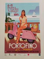 Monsieur Z - Travel poster Portofino e Cassis French