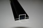 AL 4016 Aluminium zwart 20x20x1.5mm met 2 x flens 4mm, Nieuw, Ophalen of Verzenden