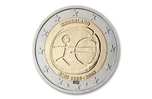 2 euro 10 jaar EMU 2009 - Nederland, Postzegels en Munten, Munten | Europa | Euromunten, Verzenden