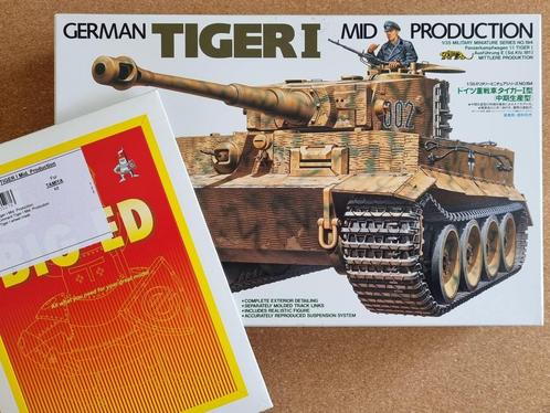 Tamiya 35194 Tiger I Mid Production 1:35 + BIG ED Upgrade, Hobby en Vrije tijd, Modelbouw | Auto's en Voertuigen, Tamiya, Verzenden