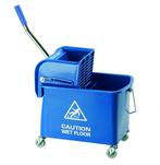 Moptrolley 20 liter blauw, Huis en Inrichting, Ophalen of Verzenden, Dweilemmer, -bak, of -wagen