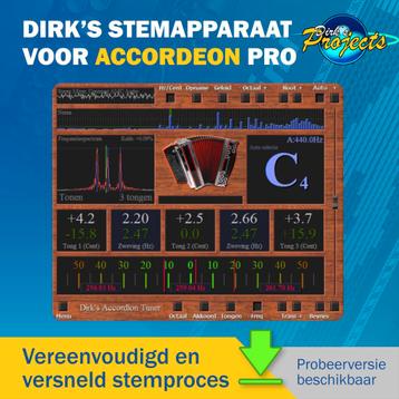 Accordeonstemmer - Gemakkelijk accordeonstemmen met software