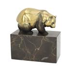 Beeldje - Panda - Brons, Marmer