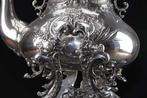 Samovar - Kan - .800 zilver - Schwenkkanne Rechaud, Antiek en Kunst