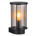 Buiten Wandlamp rond | Zwart | E27 fitting | Gracey, Ophalen of Verzenden, Nieuw
