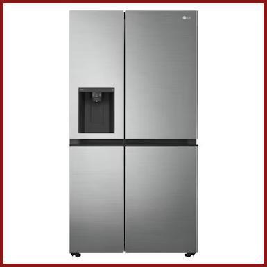LG GSLV51PZXE Amerikaanse Koelkast 635L Smart Diagnosis™, Witgoed en Apparatuur, Koelkasten en IJskasten, 200 liter of meer, Nieuw