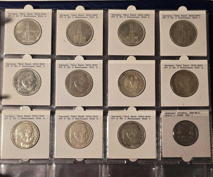 Duitsland. Collection of coins, Postzegels en Munten, Munten | Europa | Niet-Euromunten