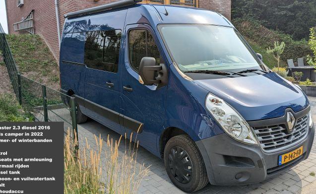2 pers. Renault camper huren in Biddinghuizen? Vanaf € 85 p., Caravans en Kamperen, Verhuur