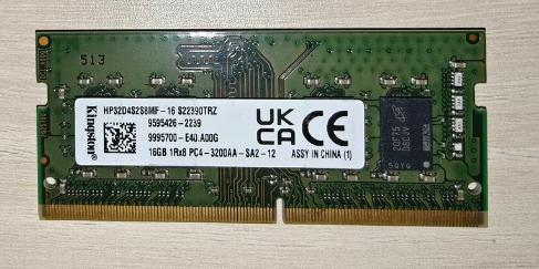 Kingston HP32D4S2S8MF-16 – 16GB DDR4 3200MHz SO-DIMM Laptop, Computers en Software, RAM geheugen, Nieuw, Ophalen of Verzenden